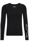 2XU Core Compression Long Sleeve Funktionsshirt Herren - black-silver