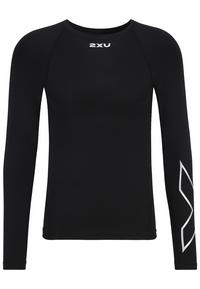 2XU Core Compression Long Sleeve Funktionsshirt Herren - black-silver