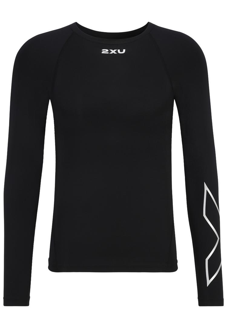 2XU 2XU Core Compression Long Sleeve Funktionsshirt Herren - black-silver - 0 | SportScheck
