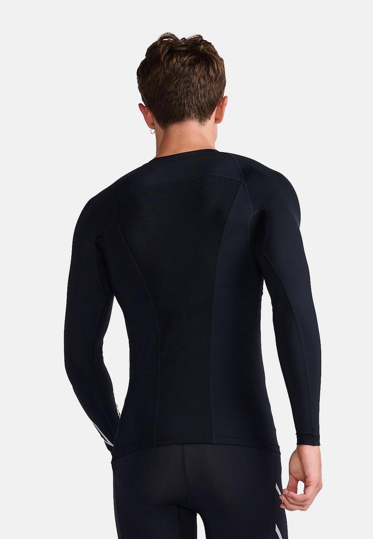 2XU 2XU Core Compression Long Sleeve Funktionsshirt Herren - black-silver - 1 | SportScheck