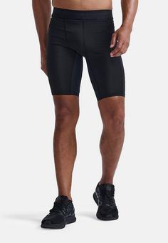 Rückansicht von 2XU Base Layer Compression Funktionsshorts Herren black-nero