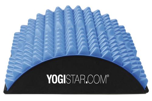 Rückansicht von YOGISTAR Massageroller blau