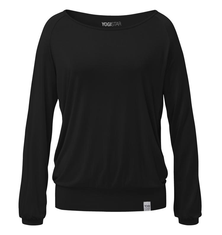YOGISTAR YOGISTAR Longshirt Damen - schwarz - 0 | SportScheck