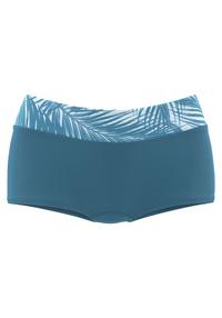 LASCANA Active Bikini-Hotpants Bikini Hose Damen - petrol bedruckt