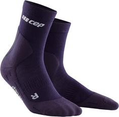 CEP Cold Weather Mid Cut Laufsocken Herren purple