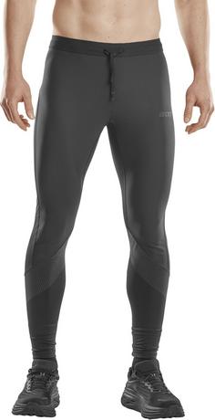 Rückansicht von CEP Cold Weather Tights Lauftights Herren black