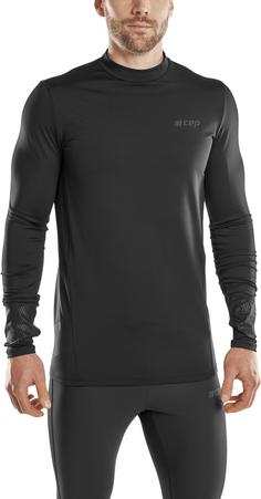 Rückansicht von CEP Cold Weather Shirt Longsleeve Laufshirt Herren black