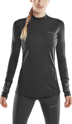 Rückansicht von CEP Cold Weather Shirt Longsleeve Laufshirt Damen black