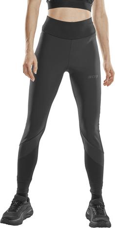 Rückansicht von CEP Cold Weather Tights Lauftights Damen black