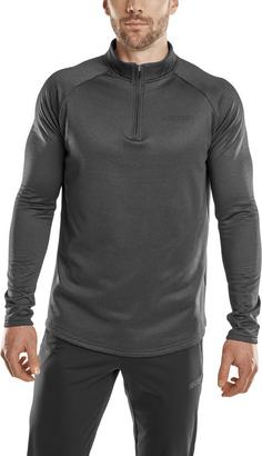 Rückansicht von CEP Cold Weather Zip Shirt Longsleeve Laufshirt Herren black