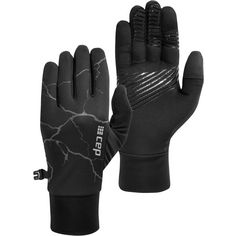 CEP Reflective Gloves Laufhandschuhe black