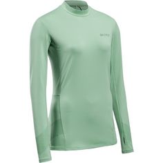 CEP Cold Weather Shirt Longsleeve Laufshirt Damen green