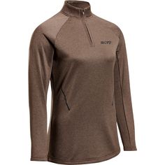 CEP Cold Weather Zip Shirt Longsleeve Laufshirt Damen brown