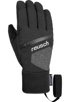 Rückansicht von Reusch Theo R-TEX XT Skihandschuhe black melange / black