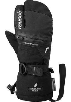 Rückansicht von Reusch Lando R-TEX® XT Skihandschuhe 7702 black / silver