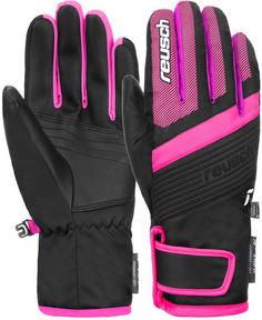 Reusch Duke R-TEX XT Junior Skihandschuhe Kinder 7720 black/pink glo