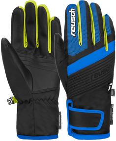 Reusch Duke R-TEX XT Junior Skihandschuhe Kinder 7002 blck/bril blu/safety yell