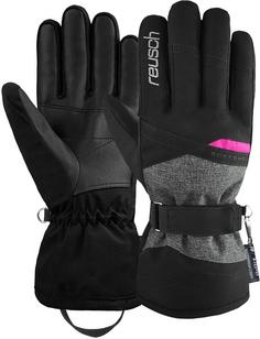 Reusch Hellen R-TEX XT Skihandschuhe 7771 blck/blck melang/pink glo