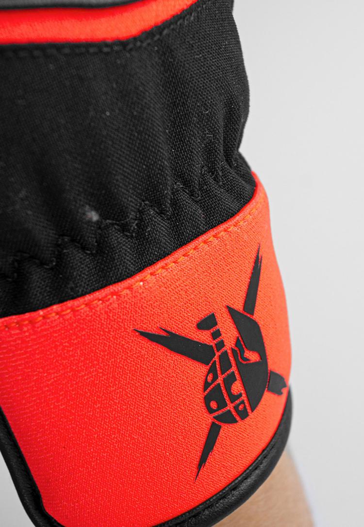 Reusch Reusch Worldcup Warrior Prime R-TEX&reg; Handschuh Kinder - 7809 black / fluo red - 1 | SportScheck