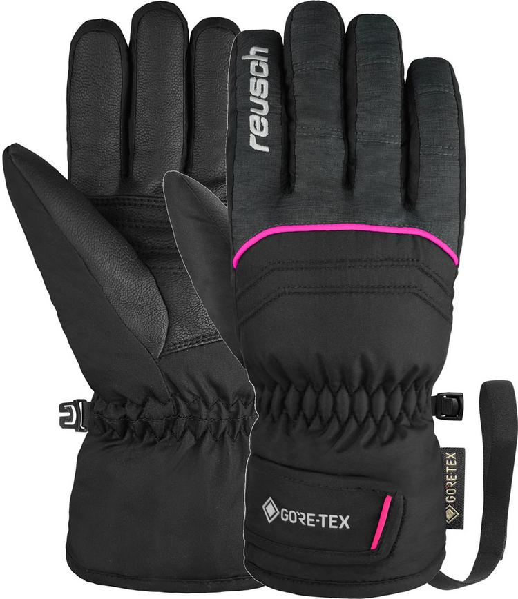 Reusch Reusch Teddy GORE-TEX Handschuh Kinder - 7771 blck/blck melang/pink glo - 0 | SportScheck