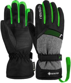 Reusch GORE-TEX Flash GORE-TEX Junior Skihandschuhe Kinder 7679 blck/blck mel/neon green