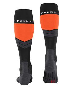 Rückansicht von Falke Skisocken Herren black (3008)