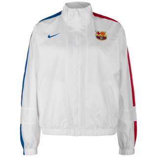 Nike FC Barcelona Essential Trainingsjacke Damen weiß / rot
