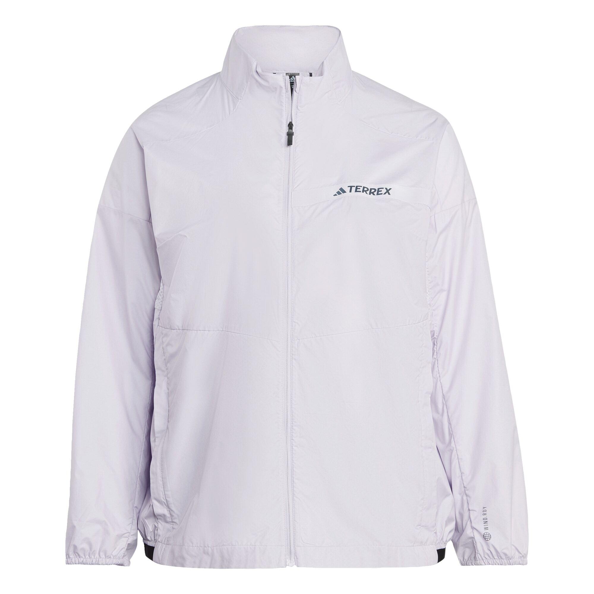 adidas TERREX Multi Windjacke – Große Größen Outdoorjacke Damen Silver Dawn