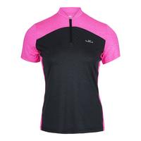 Jeff Green Jule Funktionsshirt Damen - Caviar/Neon Pink