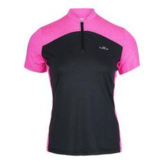 Jeff Green Jule Funktionsshirt Damen Caviar/Neon Pink