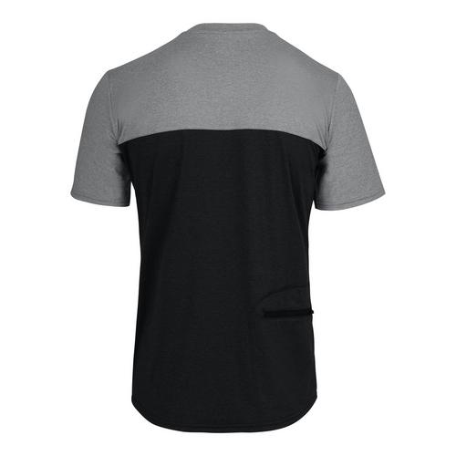 Rückansicht von Jeff Green Brody Funktionsshirt Herren Caviar/Grey