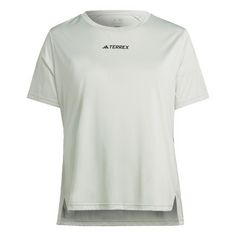 adidas TERREX Multi T-Shirt – Große Größen T-Shirt Damen Linen Green