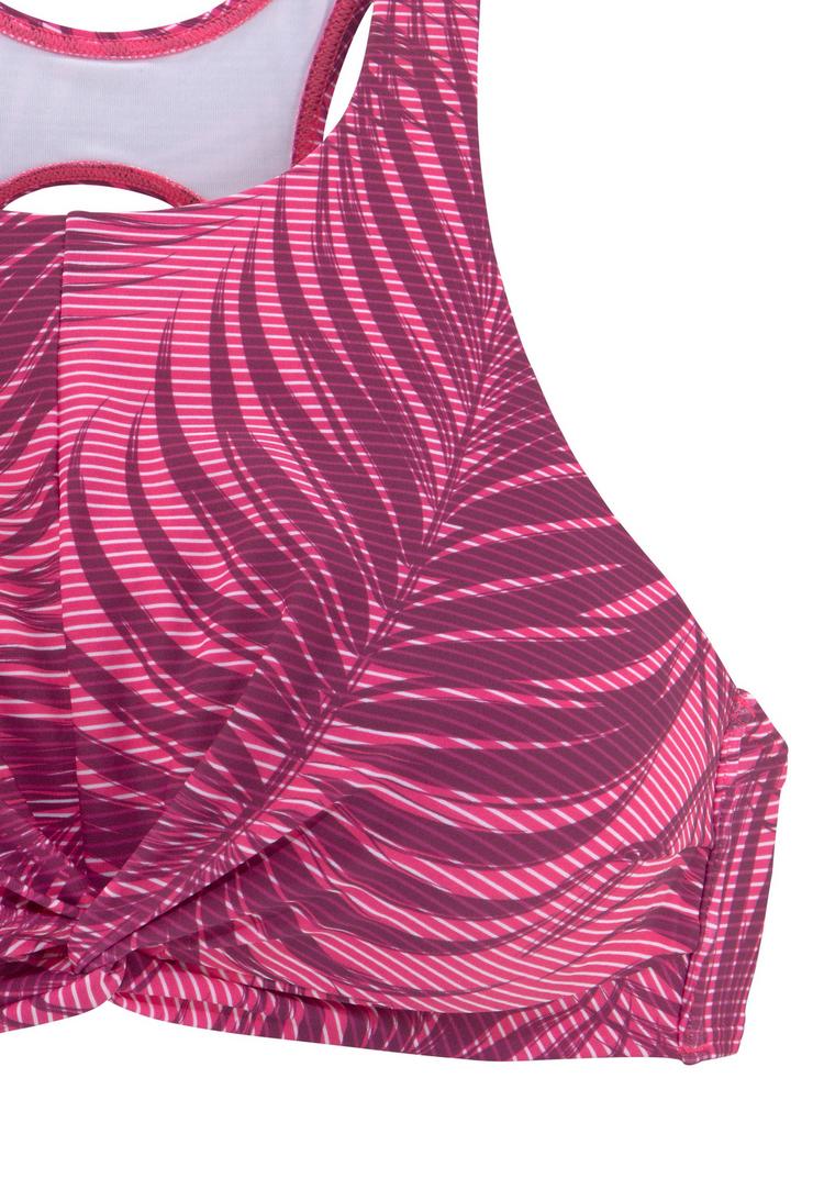 LASCANA Active LASCANA Active Crop-Bikini-Top Bikini Oberteil Damen - bordeaux - 0 | SportScheck