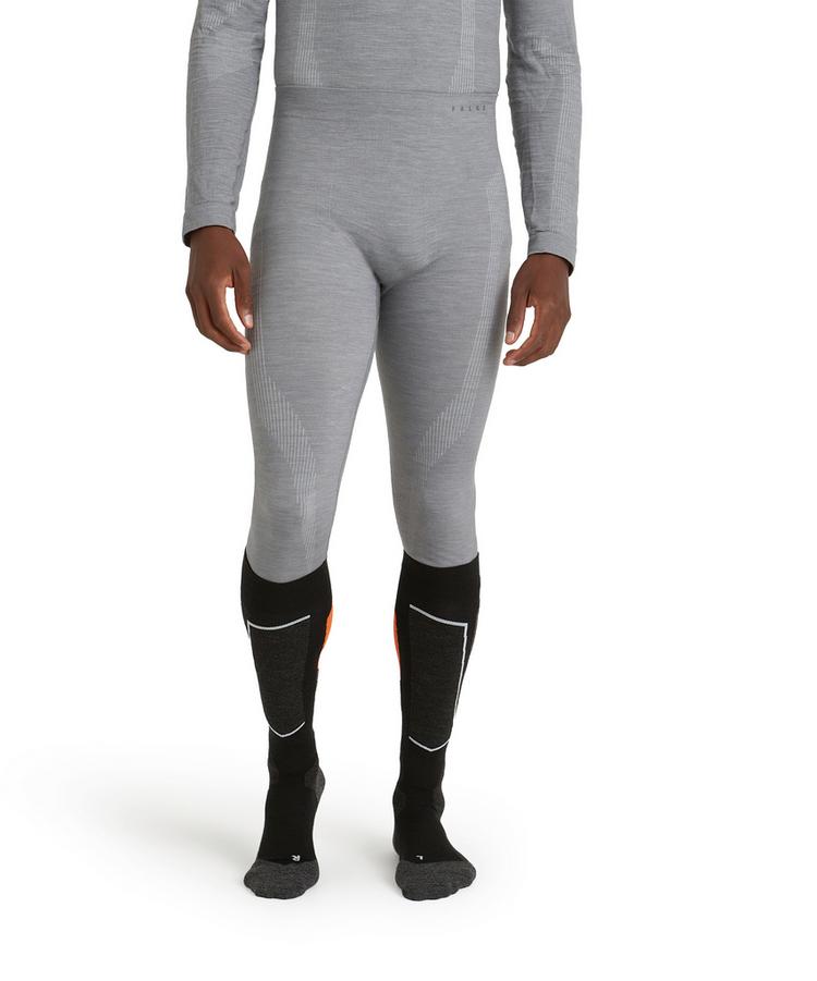 Falke Falke Long Tights Funktionsunterhose Herren - grey-heather (3757) - 0 | SportScheck