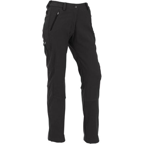 Rückansicht von Maul Sport Klosters REC Softshellhose Damen Schwarz