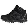 adidas Terrex BOA Mid RAIN.RDY Wanderschuh Winterschuhe Kinder - Core Black / Cloud White / Grey Three