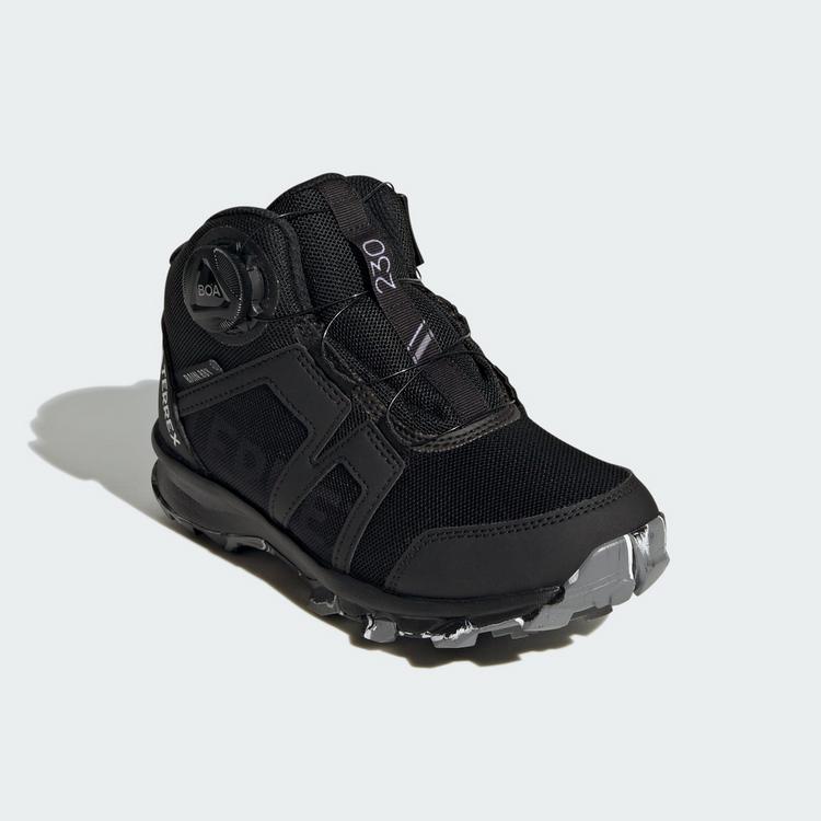 adidas adidas Terrex BOA Mid RAIN.RDY Wanderschuh Winterschuhe Kinder - Core Black / Cloud White / Grey Three - 3 | SportScheck