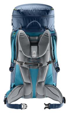 Rückansicht von Deuter Rucksack Fox 40 Daypack Kinder marine lagoon