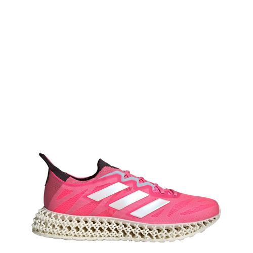 Rückansicht von adidas 4DFWD 3 Laufschuh Laufschuhe Damen Lucid Pink / Zero Metalic / Lucid Lemon