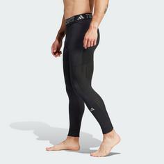 Rückansicht von adidas COLD.RDY Techfit Training lange Leggings Tights Herren Black