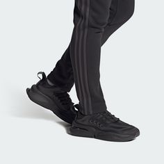 Rückansicht von adidas Alphaboost V1 Schuh Sneaker Damen Core Black / Core Black / Core Black