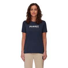 Rückansicht von Mammut Mammut Core Logo T-Shirt Damen marine