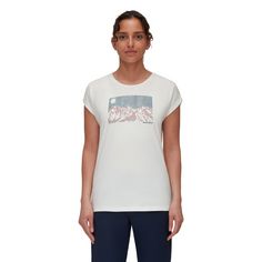 Rückansicht von Mammut Mountain Trilogy T-Shirt Damen off white