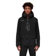 Rückansicht von Mammut GORE-TEX Eiger Free Pro Hooded Hardshelljacke Herren black