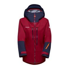 Mammut Haldigrat Air HS Hooded Hardshelljacke Damen blood red-marine