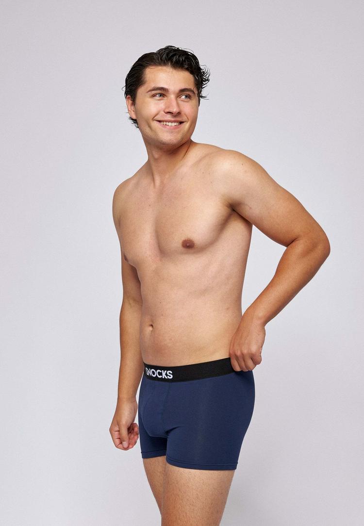 Snocks Snocks Boxershorts aus Bio-Baumwolle Unterhose Herren - blau - 1 | SportScheck