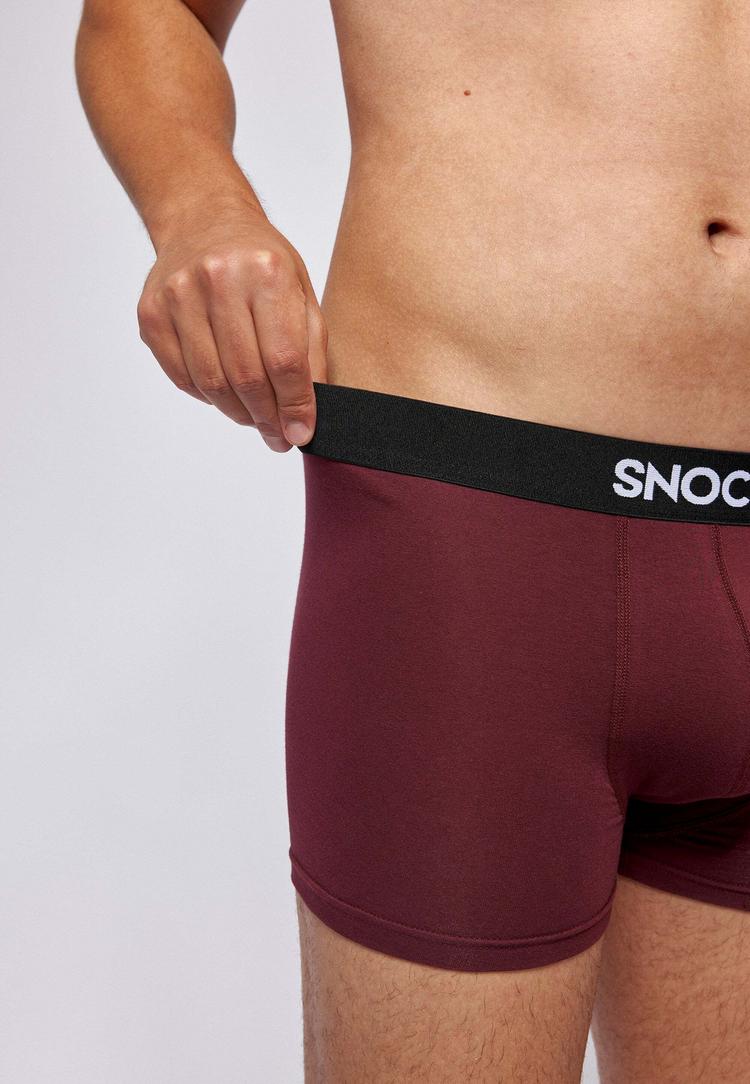 Snocks Snocks Boxershorts aus Bio-Baumwolle Unterhose Herren - Mix (Rot/Olive/Blau) - 5 | SportScheck