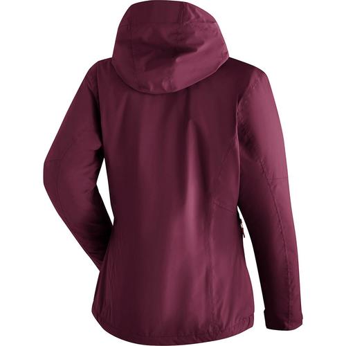 Rückansicht von Maier Sports MetorThermRec Funktionsjacke Damen Pflaume