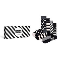 Rückansicht von Happy Socks Socken Freizeitsocken Classic Black & White 2