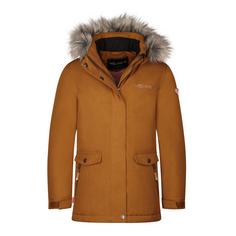 Trollkids Oslo XT Winterjacke Kinder Karamell-Braun/Lachsrosa